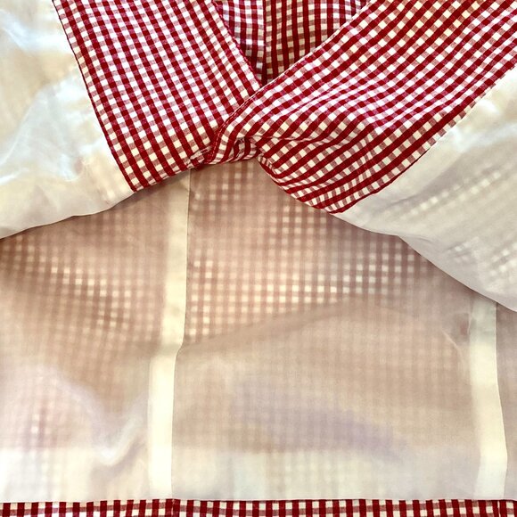 Lady's Red &o White Checked Jacket by JG Hook, Size 12; Lined; Good Cond. - Picture 8 of 10